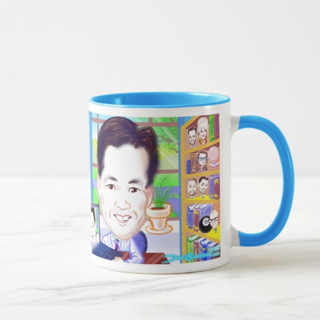 Taza Caricatura de fotos Mug 2020a (Derecha)