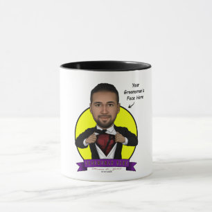 Taza Caricatura de Groomsman/Deadpool
