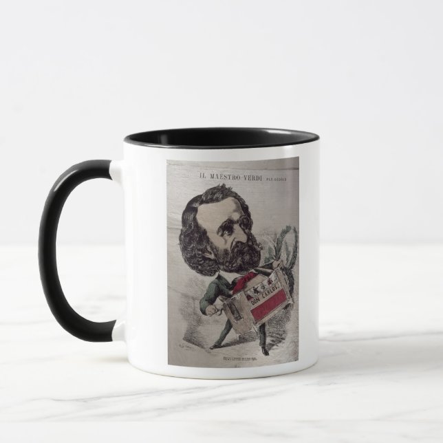 Taza Caricatura de IL Maestro', del italiano (Izquierda)