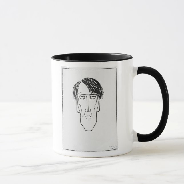 Taza Caricatura de W.B. Yeats, 1898 (Derecha)