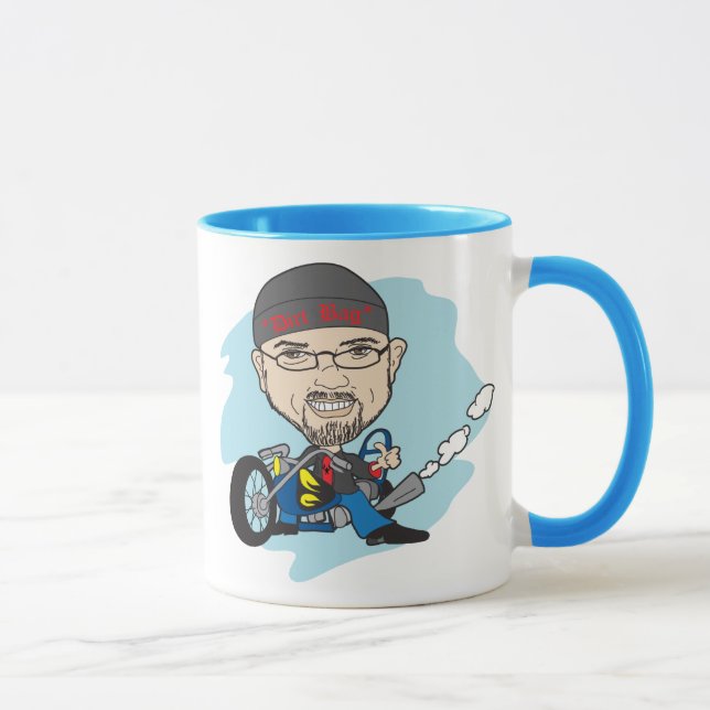 Taza caricatura del dibujo animado (Derecha)