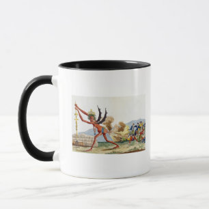 Taza Caricatura del gobierno inglés, 1793
