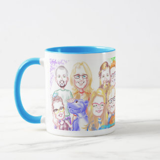 Taza Caricatura familiar Mug de fotos 2020a
