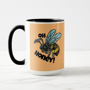 Taza ¡Cariño! Cute Bee