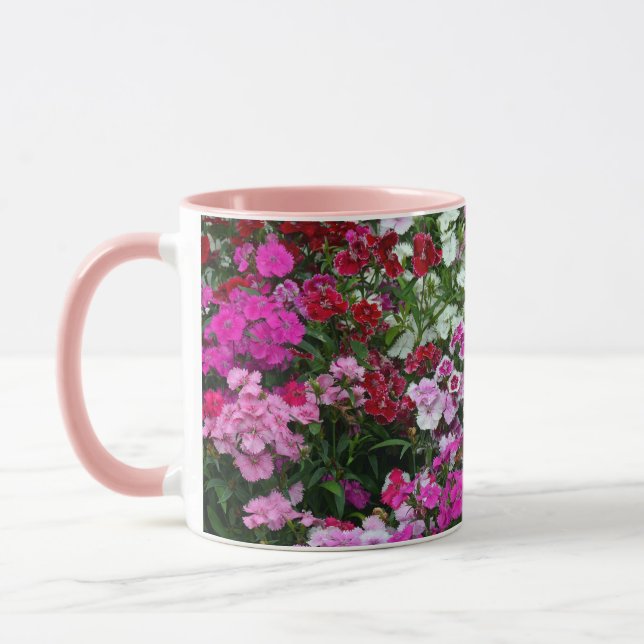 Taza Carnaciones rosas (Izquierda)