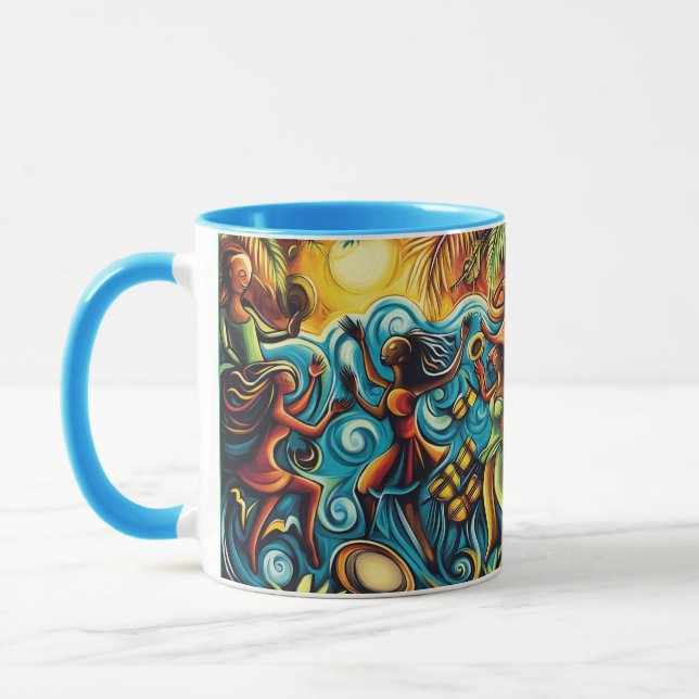Taza "Carnaval de calipso: ritmo de las islas" (Izquierda)