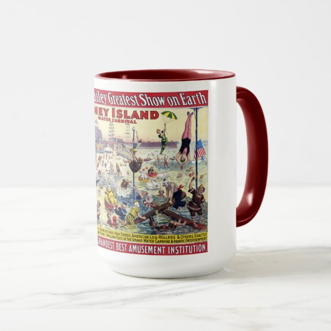 Taza Carnaval del Agua de la Isla Coney, 1898 (Anverso derecho)