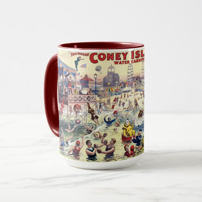 Taza Carnaval del Agua de la Isla Coney, 1898 (Anverso izquierdo)