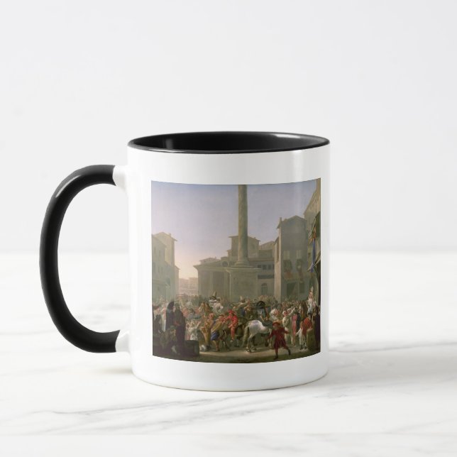 Taza Carnaval en Roma, c.1650-51 (Izquierda)