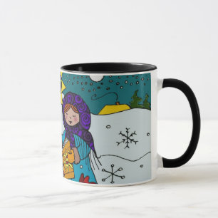 Taza Carolers ucranianos del navidad