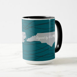 Taza Carolina del Norte firmada por Dios
