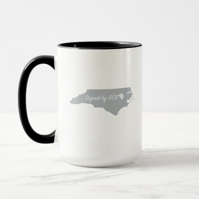 Taza Carolina del Norte firmada por Dios (Izquierda)