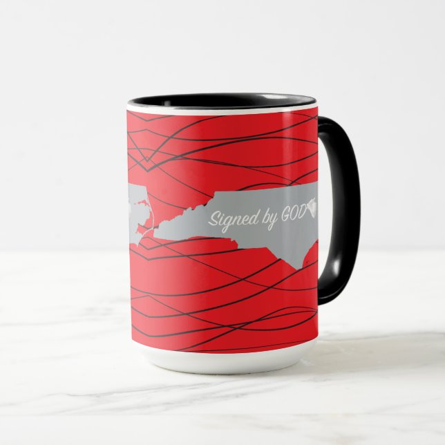 Taza Carolina del Norte firmada por Dios (Anverso derecho)