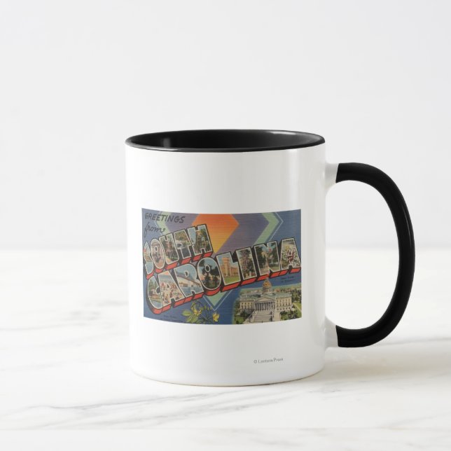 Taza Carolina del Sur (Capital estatal/Flor) (Derecha)
