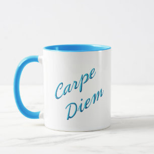 Taza carpe diem - tomar el día