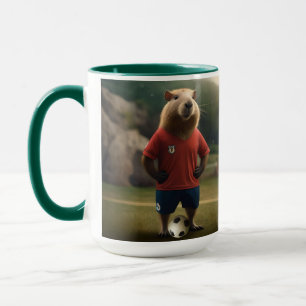 Taza "Carpincho Goleador: La Estrella Definitiva del Fú