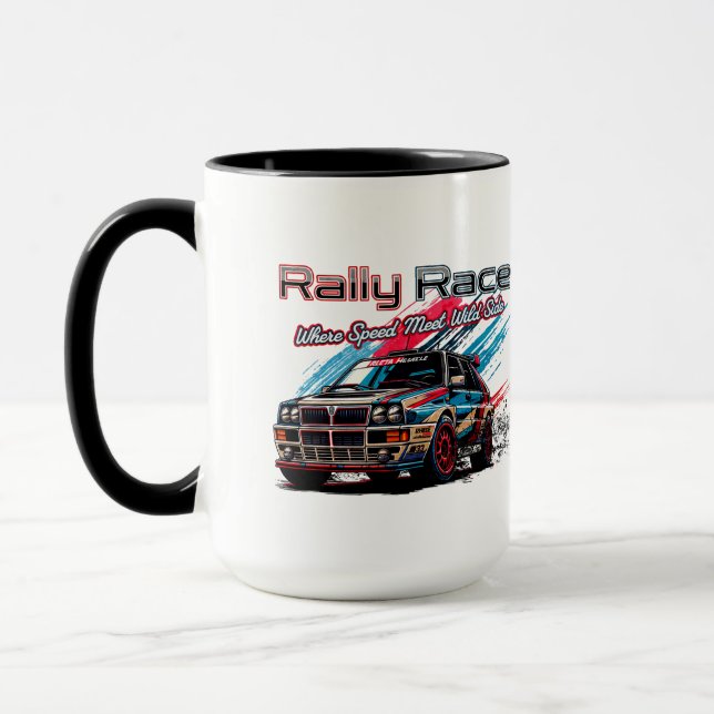 TAZA ¡CARRERA DE RALLY ITALIANO - CUANDO LA VELOCIDAD E (Izquierda)