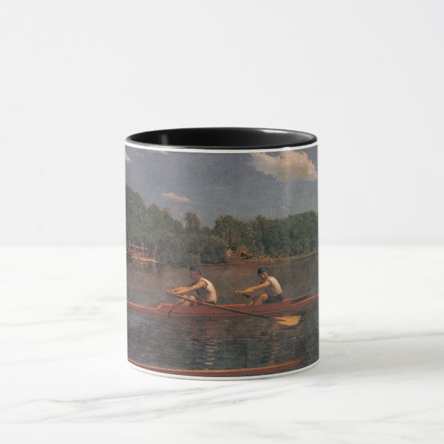 Taza Carrera en barco en el río (Centro)