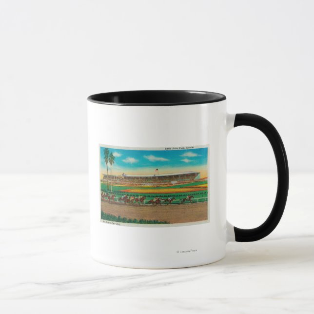 Taza Carreras de caballos del Parque Santa Anita, Arcad (Derecha)