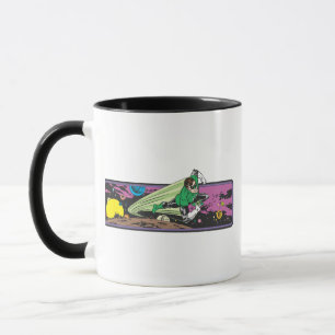 Taza Carreras de Linterna Verde a través del espacio