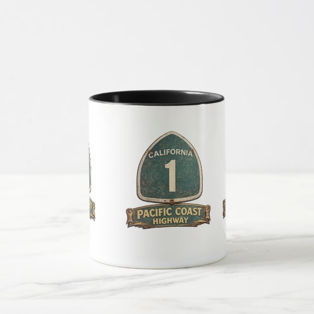 Taza Carretera de California uno Pacific Coast Highway (Centro)
