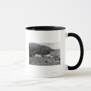 Taza Carretera de la costa de Oregon el al frente de