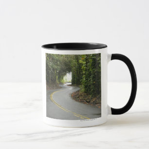 Taza Carreteras con curvas a través de la selva