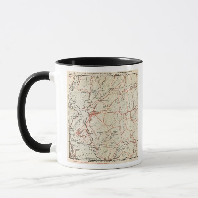 Taza Carreteras para bicicletas en Nueva York y Conneti (Izquierda)
