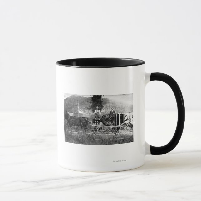 Taza Carro de caballo dibujado (Derecha)