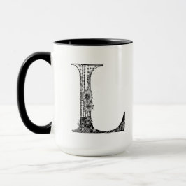 Taza Carta botánica L Mug, arte de Elizabeth Sampson