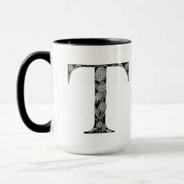 Taza Carta botánica T Mug, arte de Elizabeth Sampson