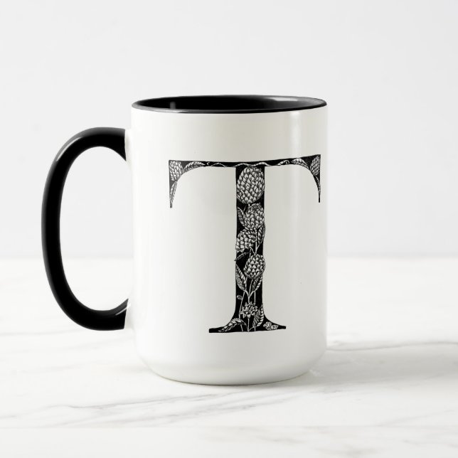Taza Carta botánica T Mug, arte de Elizabeth Sampson (Izquierda)