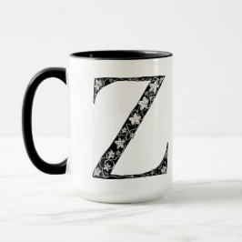 Taza Carta botánica Z Mug, arte de Elizabeth Sampson