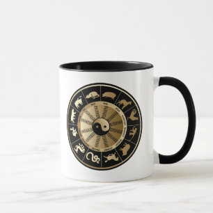 Taza Carta china del zodiaco - año del dragón