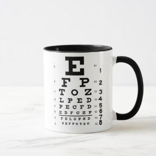Taza Carta de ojo