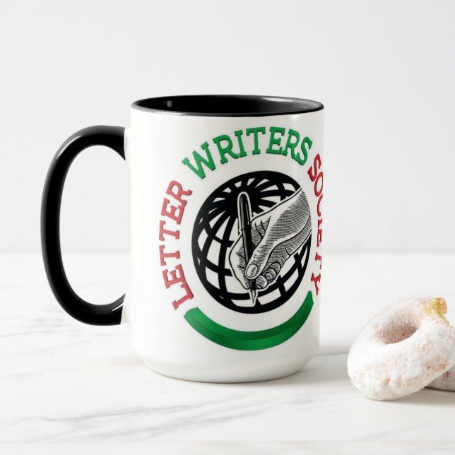Taza Carta Escritora Sociedad Café / Tea Mug (Con donut)