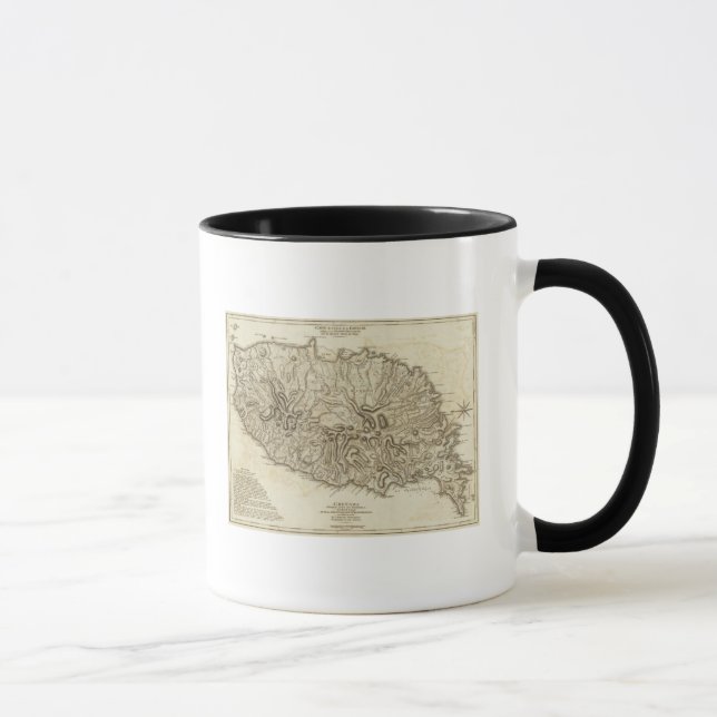 Taza Carte de la Isla de la Granada (Derecha)