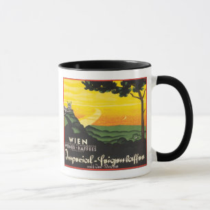 Taza Cartel de viaje de Wien