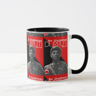 Taza cartel Durruti