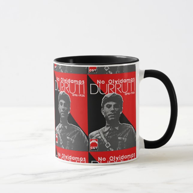 Taza cartel Durruti (Derecha)