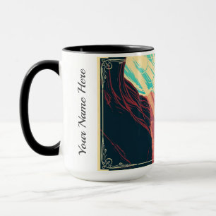 Taza Cartel Vintage al Estilo WPA del Parque Nacional Z