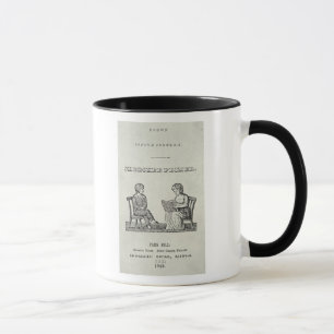 Taza Cartilla cherokee, 1845 (grabado)
