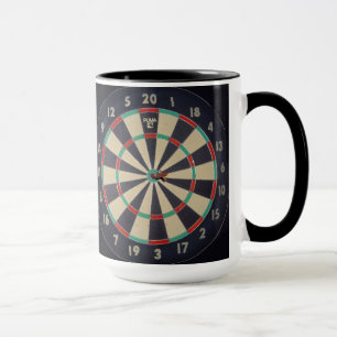 Taza Cartón Con Dart En Bullseye,