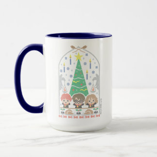 Taza Cartoon Cross-Stitch HOGWARTS™ Fiesta de Navidad