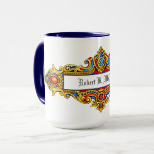 Taza Cartucho personalizado de la era victoriana retro 