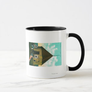 Taza Casa de bloques rusa en St. Michael, Alaska