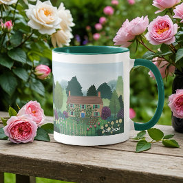 Taza Casa de campo de campo inglesa Casa de café Mug