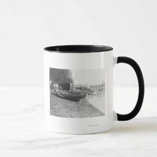 Taza Casa de canoa Yocum, Parque de playa Arlington