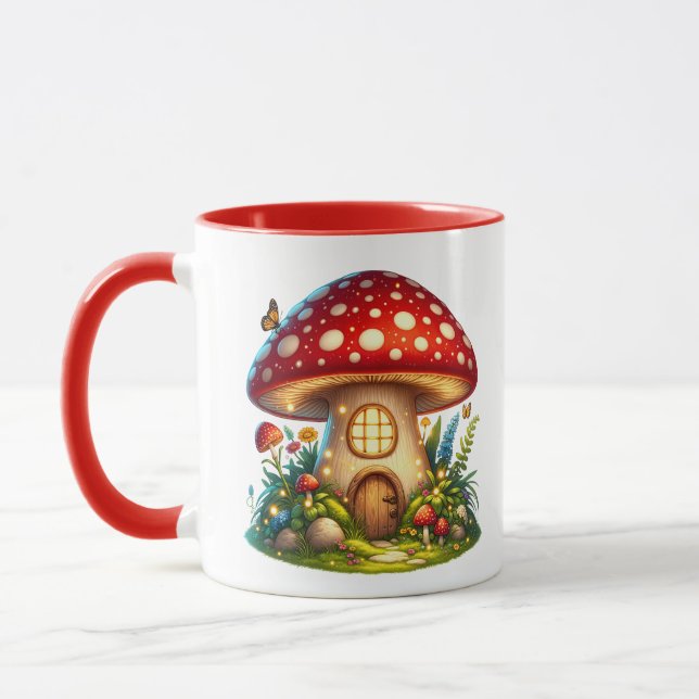 Taza Casa de hongos de algodón mágico (Izquierda)