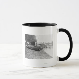 Taza Casa de la canoa de Yocum, parque de la playa de